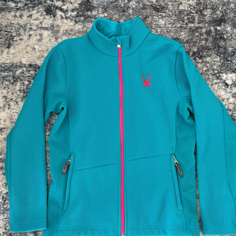Spyder Teal Full-Zip Jacket